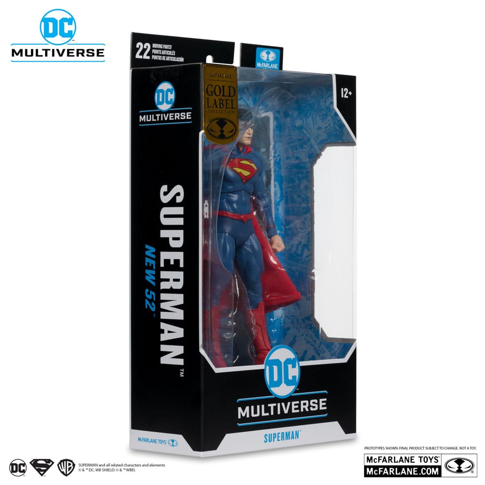 The New 52 DC Multiverse Action Figure Superman (Gold Label) 18 cm